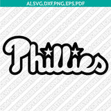 Philadelphia Phillies SVG Bundle – MLB Baseball Logo Vector Cricut