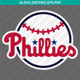 Philadelphia Phillies SVG Bundle – MLB Baseball Logo Vector Cricut