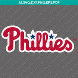 Philadelphia Phillies SVG Bundle – MLB Baseball Logo Vector Cricut