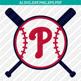 Philadelphia Phillies SVG Bundle – MLB Baseball Logo Vector Cricut