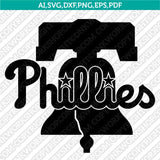Philadelphia Phillies SVG Bundle – MLB Baseball Logo Vector Cricut