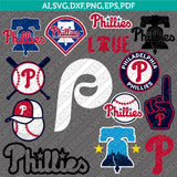 Philadelphia Phillies SVG Bundle – MLB Baseball Logo Vector Cricut