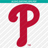 Philadelphia Phillies SVG Bundle – MLB Baseball Logo Vector Cricut