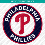 Philadelphia Phillies SVG Bundle – MLB Baseball Logo Vector Cricut