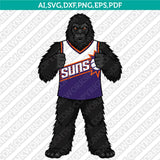 Phoenix Suns Logo SVG | NBA Vector Cricut Silhouette