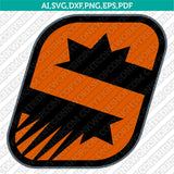 Phoenix Suns Logo SVG | NBA Vector Cricut Silhouette