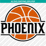 Phoenix Suns Logo SVG | NBA Vector Cricut Silhouette