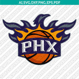 Phoenix Suns Logo SVG | NBA Vector Cricut Silhouette