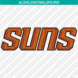 Phoenix Suns Logo SVG | NBA Vector Cricut Silhouette