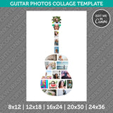 Guitar Photo Collage Template