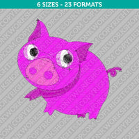 Pig Farm Embroidery Design - 6 Sizes - INSTANT DOWNLOAD