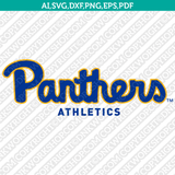 Pittsburgh Panthers Logo SVG Bundle | NCAA College Vector Cricut