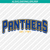 Pittsburgh Panthers Logo SVG Bundle | NCAA College Vector Cricut