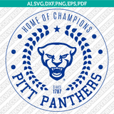 Pittsburgh Panthers Logo SVG Bundle | NCAA College Vector Cricut