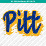 Pittsburgh Panthers Logo SVG Bundle | NCAA College Vector Cricut