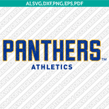 Pittsburgh Panthers Logo SVG Bundle | NCAA College Vector Cricut