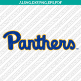 Pittsburgh Panthers Logo SVG Bundle | NCAA College Vector Cricut