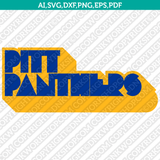 Pittsburgh Panthers Logo SVG Bundle | NCAA College Vector Cricut
