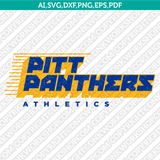 Pittsburgh Panthers Logo SVG Bundle | NCAA College Vector Cricut