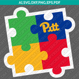 Pittsburgh Panthers Logo SVG Bundle | NCAA College Vector Cricut