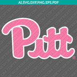 Pittsburgh Panthers Logo SVG Bundle | NCAA College Vector Cricut