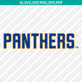 Pittsburgh Panthers Logo SVG Bundle | NCAA College Vector Cricut