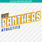 Pittsburgh Panthers Logo SVG Bundle | NCAA College Vector Cricut