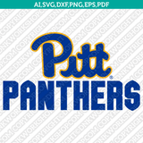 Pittsburgh Panthers Logo SVG Bundle | NCAA College Vector Cricut