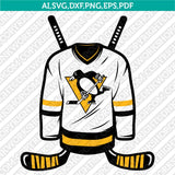 Pittsburgh Penguins SVG Bundle – NHL Hockey Logo Vector Cricut