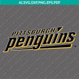 Pittsburgh Penguins SVG Bundle – NHL Hockey Logo Vector Cricut