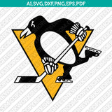 Pittsburgh Penguins Logo SVG | NHL Hockey Vector Cricut Silhouette