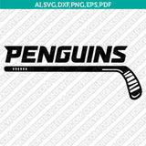 Pittsburgh Penguins SVG Bundle – NHL Hockey Logo Vector Cricut