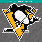 Pittsburgh Penguins SVG Bundle – NHL Hockey Logo Vector Cricut