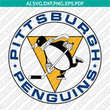 Pittsburgh Penguins SVG Bundle – NHL Hockey Logo Vector Cricut