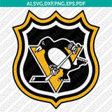 Pittsburgh Penguins SVG Bundle – NHL Hockey Logo Vector Cricut