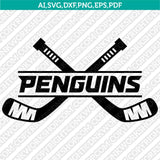 Pittsburgh Penguins SVG Bundle – NHL Hockey Logo Vector Cricut