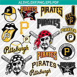 Pittsburgh Pirates SVG Bundle – MLB Baseball Logo Vector Cricut