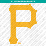 Pittsburgh Pirates SVG Bundle – MLB Baseball Logo Vector Cricut