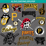 Pittsburgh Pirates SVG Bundle – MLB Baseball Logo Vector Cricut