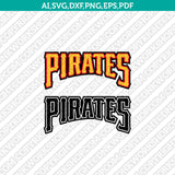 Pittsburgh Pirates Logo SVG PNG Vector Cricut Silhouette
