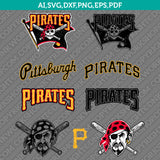 Pittsburgh Pirates Logo SVG PNG Vector Cricut Silhouette