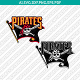 Pittsburgh Pirates Logo SVG PNG Vector Cricut Silhouette