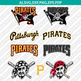 Pittsburgh Pirates Logo SVG PNG Vector Cricut Silhouette