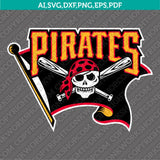 Pittsburgh Pirates SVG Bundle – MLB Baseball Logo Vector Cricut