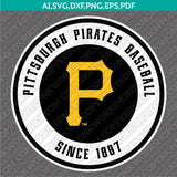 Pittsburgh Pirates SVG Bundle – MLB Baseball Logo Vector Cricut