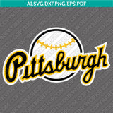 Pittsburgh Pirates SVG Bundle – MLB Baseball Logo Vector Cricut