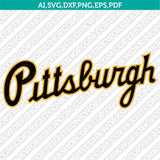 Pittsburgh Pirates SVG Bundle – MLB Baseball Logo Vector Cricut