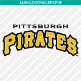 Pittsburgh Pirates SVG Bundle – MLB Baseball Logo Vector Cricut