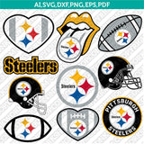 Pittsburgh Steelers SVG Bundle – NFL Football Logo Vector Cricut