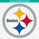 Pittsburgh Steelers SVG Bundle – NFL Football Logo Vector Cricut
